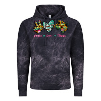Cloud Black Peace Love Texas Vintage Hoodie - RanaPortraitStore