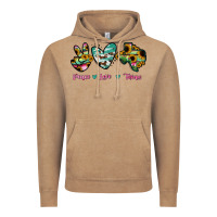 Vintage Coffee Peace Love Texas Vintage Hoodie - RanaPortraitStore