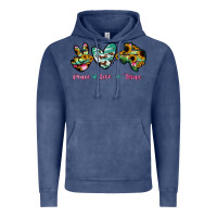 Vintage Denim Peace Love Texas Vintage Hoodie - RanaPortraitStore