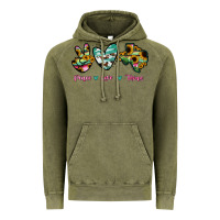 Vintage Olive Peace Love Texas Vintage Hoodie - RanaPortraitStore