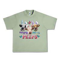 Oil Green Hanging With My Peeps Cows Urban Heavy Tee - RanaPortraitStore