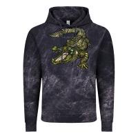 Cloud Black alligator Vintage Hoodie - BarkalooDesign