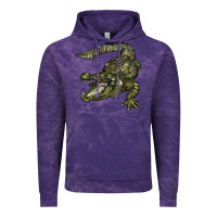 Cloud Purple alligator Vintage Hoodie - BarkalooDesign