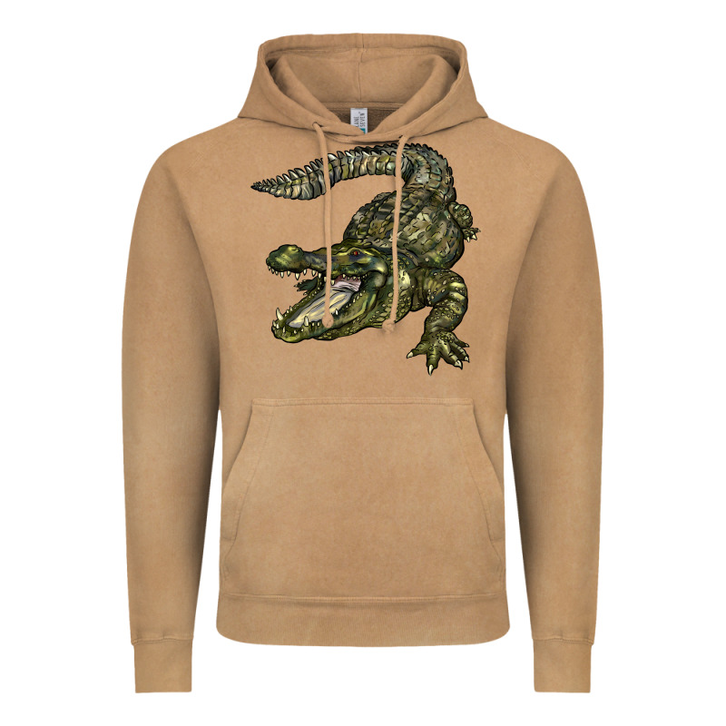 Alligator Vintage Hoodie by BarkalooDesign | Teevron