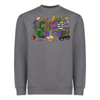 Storm school secretary mardi gras Heavyweight Sweatshirt - CowGirlArtShop