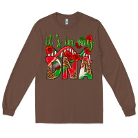 Chestnut It's In My Dna Mexico Long Sleeve Tee - texasbilliewilder