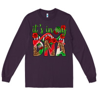 Plum It's In My Dna Mexico Long Sleeve Tee - texasbilliewilder
