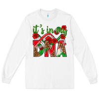 White It's In My Dna Mexico Long Sleeve Tee - texasbilliewilder