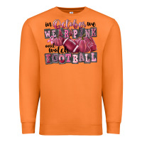 Carrot in october we wear pink and watch football Premium Sweatshirt - FaDigitalArtStudio
