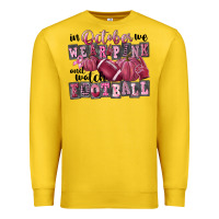 Lemon in october we wear pink and watch football Premium Sweatshirt - FaDigitalArtStudio