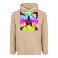 Mushroom zebra glitter star seamless pattern Heavyweight Hoodie - BundleAndBundleShop