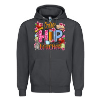 Smoke Easter Day One hip Teacher Zipper Hoodie - OliviaCreatesArt
