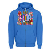 True Royal Easter Day One hip Teacher Zipper Hoodie - OliviaCreatesArt