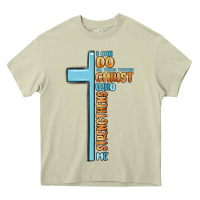 Mossy i can do all things through christ who strengthens Heavy Core Tee - MaliasSmallBusiness