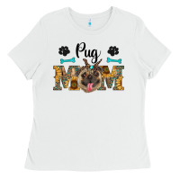 White western pug mom Ladies Tee - RanaPortraitStore