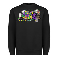 Black nurse mardi gras Heavyweight Sweatshirt - CowGirlArtShop