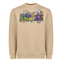 Mushroom nurse mardi gras Heavyweight Sweatshirt - CowGirlArtShop