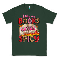 Sports Green i like my books extra spicy Classic Tee - Artiststas