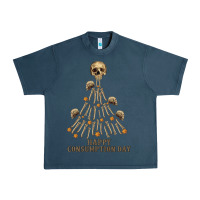 Midnight Navy Happy Consumption Day Urban Heavy Tee - RanaPortraitStore