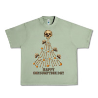 Oil Green Happy Consumption Day Urban Heavy Tee - RanaPortraitStore