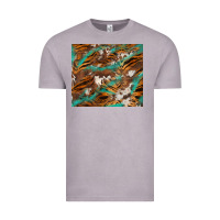 Vintage Zinc tiger cowhide tumbler Vintage Tee - BarkalooDesign