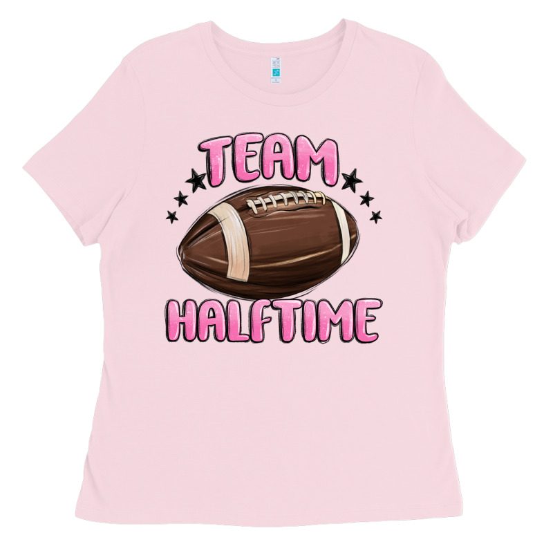 Team Halftime Football Ladies Tee by MaliasSmallBusiness | Teevron