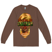 Chestnut do it for the culture Long Sleeve Tee - NancyCooperArtShop