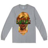 Heather Grey do it for the culture Long Sleeve Tee - NancyCooperArtShop