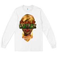 White do it for the culture Long Sleeve Tee - NancyCooperArtShop