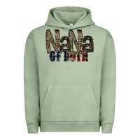Pigment Oil Green nana of both Urban Hoodie - RacoonDesign