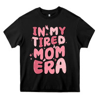Black in my tired mom era Heavy Core Tee - MaliasSmallBusiness