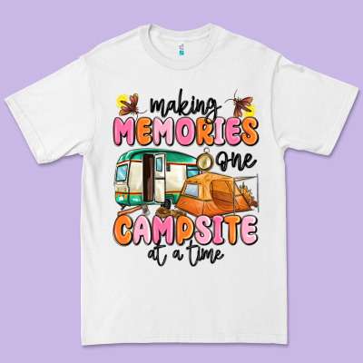 Making Memories One Campsite At A Time Premium Tee Designed By Maliassmallbusiness