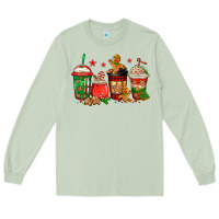 Matcha christmas cookies coffee Long Sleeve Tee - Jasminsmagicworld