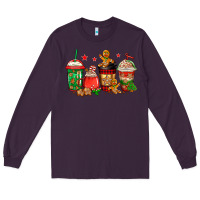 Plum christmas cookies coffee Long Sleeve Tee - Jasminsmagicworld