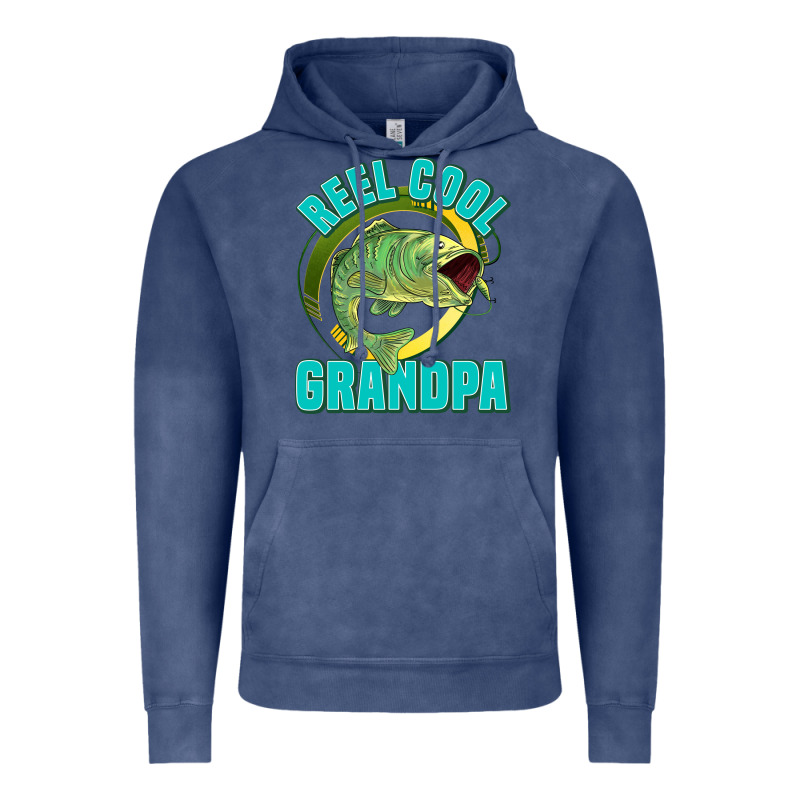 Reel Cool Grandpa Vintage Hoodie by Jasminsmagicworld | Teevron
