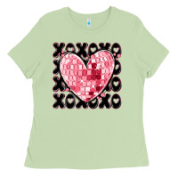 Matcha xoxo heart valentine's day Ladies Tee - MaliasSmallBusiness