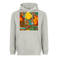 Moon Dust fall pumpkins seamless pattern Heavyweight Hoodie - BundleAndBundleShop