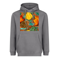 Storm fall pumpkins seamless pattern Heavyweight Hoodie - BundleAndBundleShop