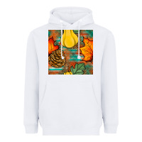 White fall pumpkins seamless pattern Heavyweight Hoodie - BundleAndBundleShop