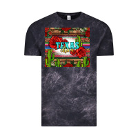 Cloud Black texas chica with roses Vintage Tee - Jasminsmagicworld