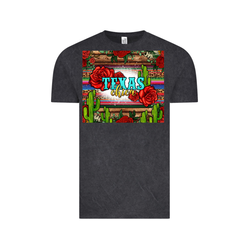 Texas Chica With Roses Vintage Tee by Jasminsmagicworld | Teevron