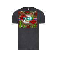 Vintage Black texas chica with roses Vintage Tee - Jasminsmagicworld