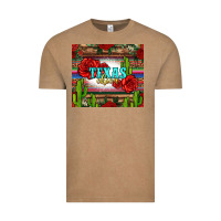 Vintage Coffee texas chica with roses Vintage Tee - Jasminsmagicworld