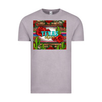 Vintage Zinc texas chica with roses Vintage Tee - Jasminsmagicworld