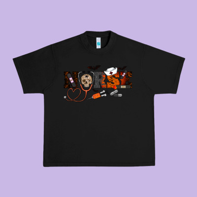 Halloween Nurse Urban Heavy Tee Designed By Ranaportraitstore