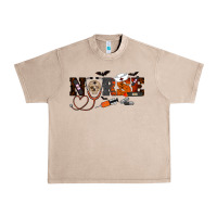 French Oak Halloween Nurse Urban Heavy Tee - RanaPortraitStore