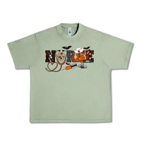 Oil Green Halloween Nurse Urban Heavy Tee - RanaPortraitStore
