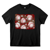 Black baseball christmas background Heavy Core Tee - AdoDesignShop