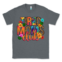 Charcoal Heather tired moms club Classic Tee - Artiststas
