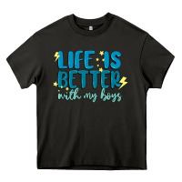 Asphalt life is better with my boys Heavy Core Tee - MaliasSmallBusiness